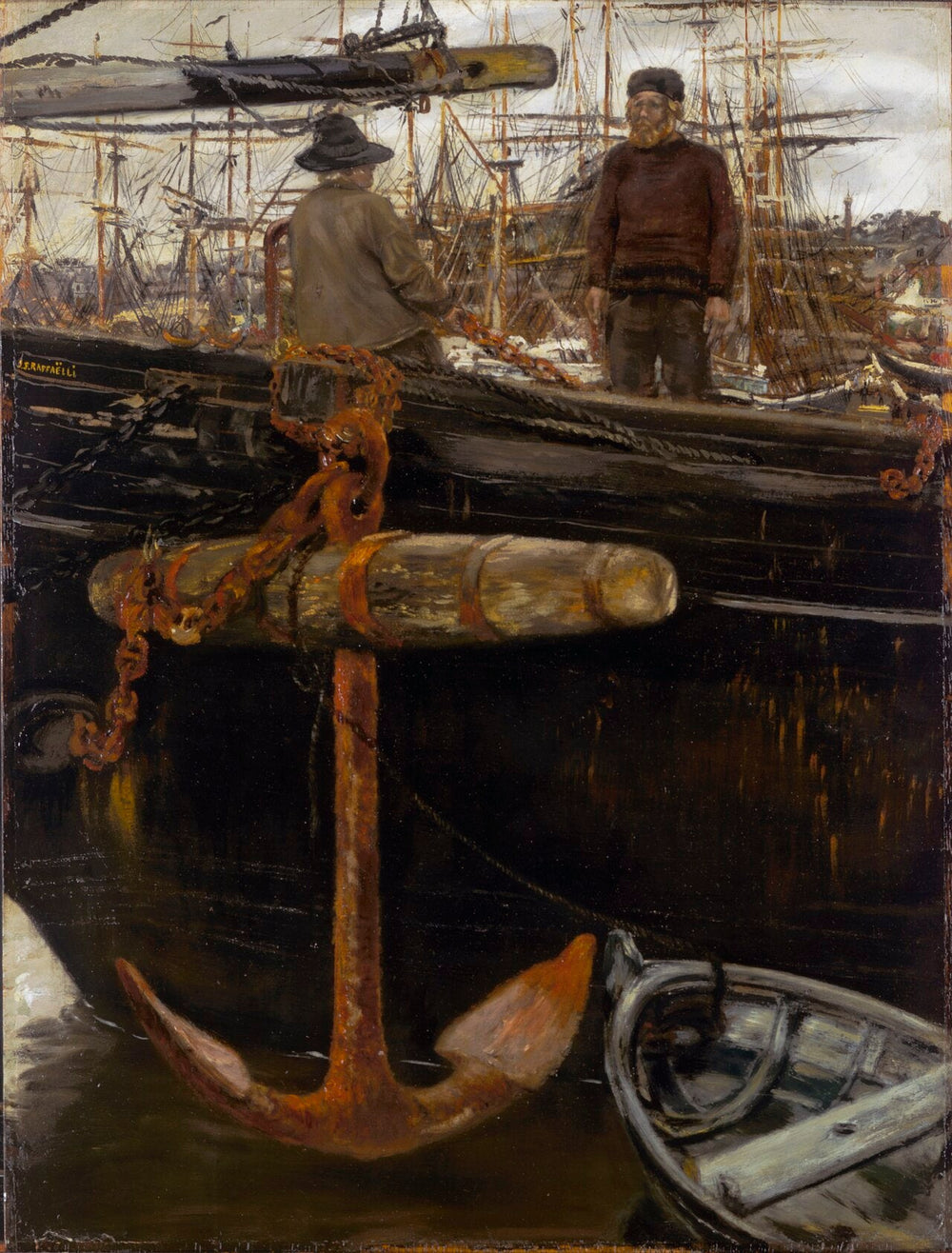 Marins du Nord - Jean-François Raffaëlli image 1 tableau peint à l’huile sur toile