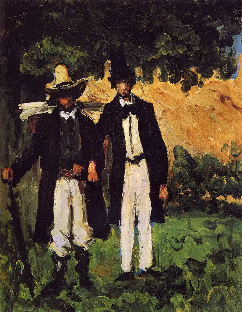 Marion og Valabrègue på vei til motivet - Paul Cézanne