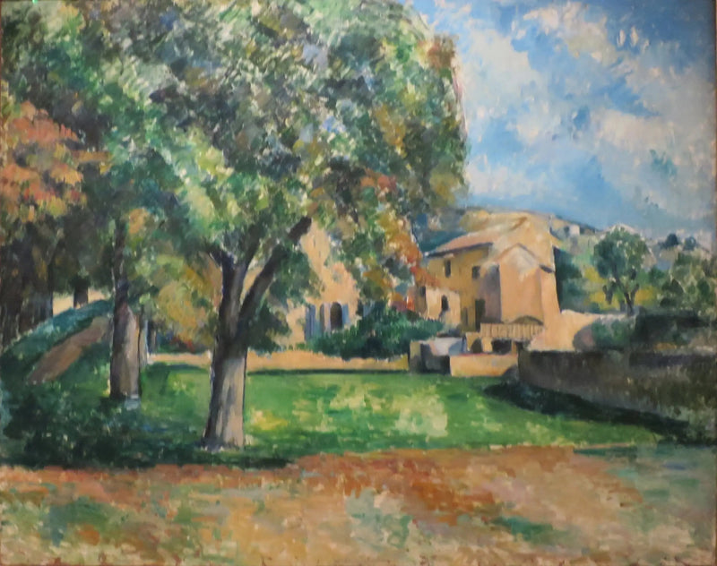 Hestekastanjer og gården Jas de Bouffan. - Paul Cézanne