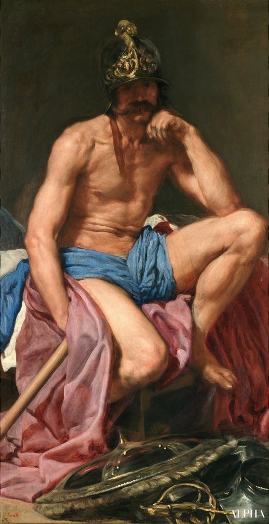 Mars au repos - Diego Velázquez - Reproductions de tableaux et peintures haut de gamme