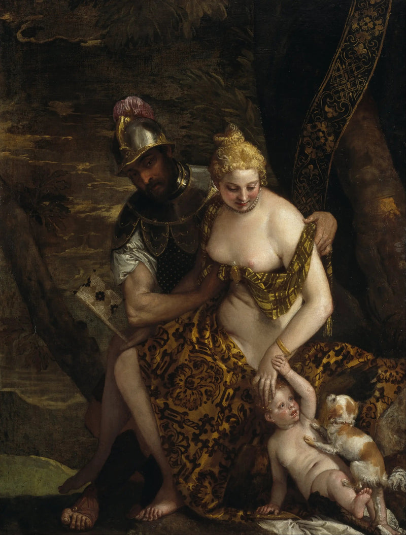 Mars avkledd Venus med Cupido og en hund - Paul Véronèse

Source:
Mars déshabillant Vénus avec Cupidon et un chien - Paul Véronèse