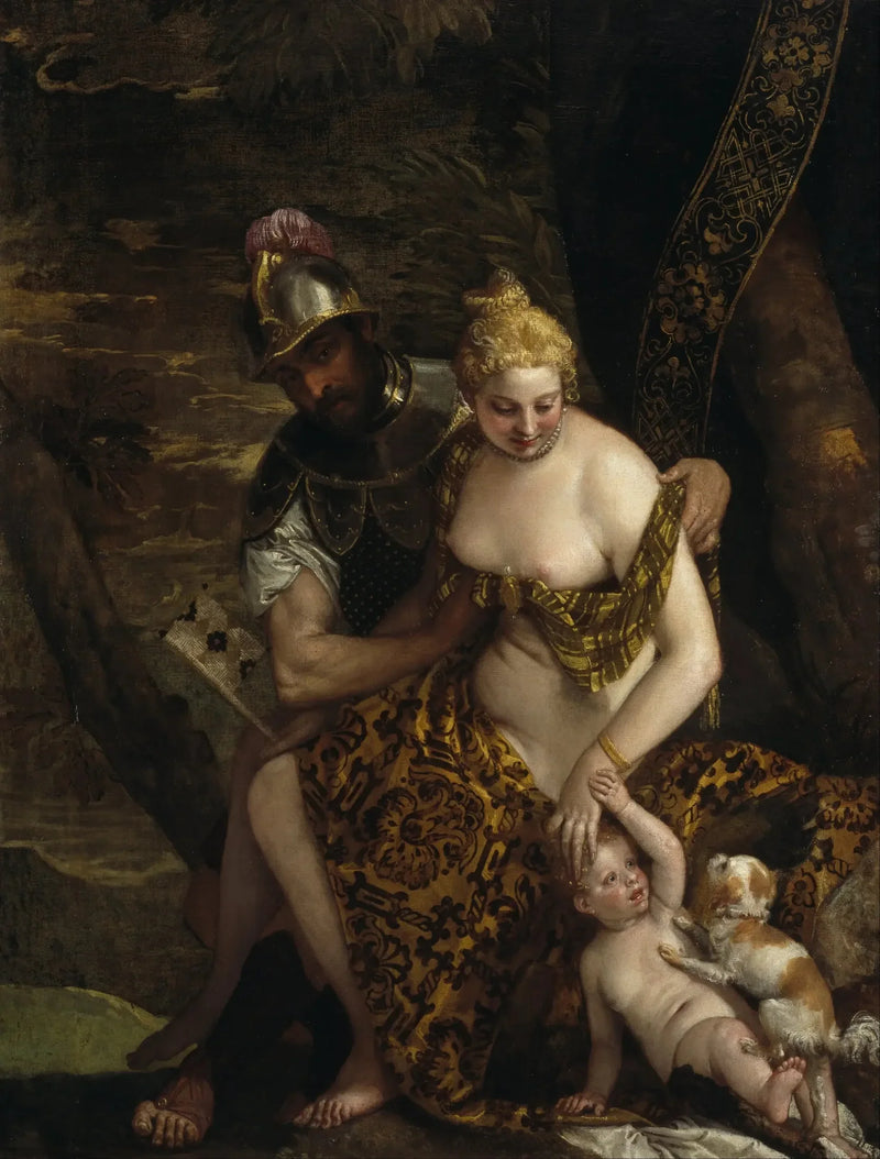 Mars avkledd Venus med Cupido og en hund - Paul Véronèse

Source:
Mars déshabillant Vénus avec Cupidon et un chien - Paul Véronèse