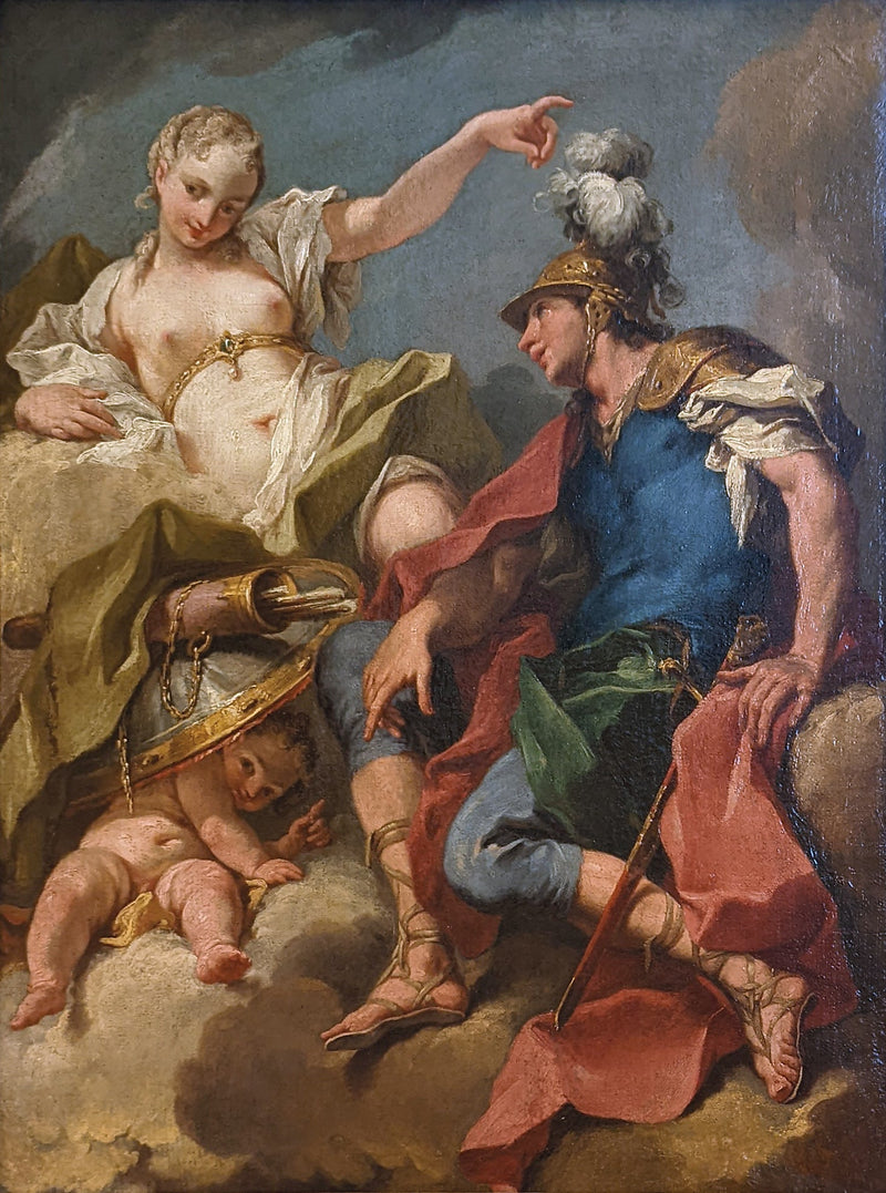 Mars og Venus - Giovanni Battista Pittoni
