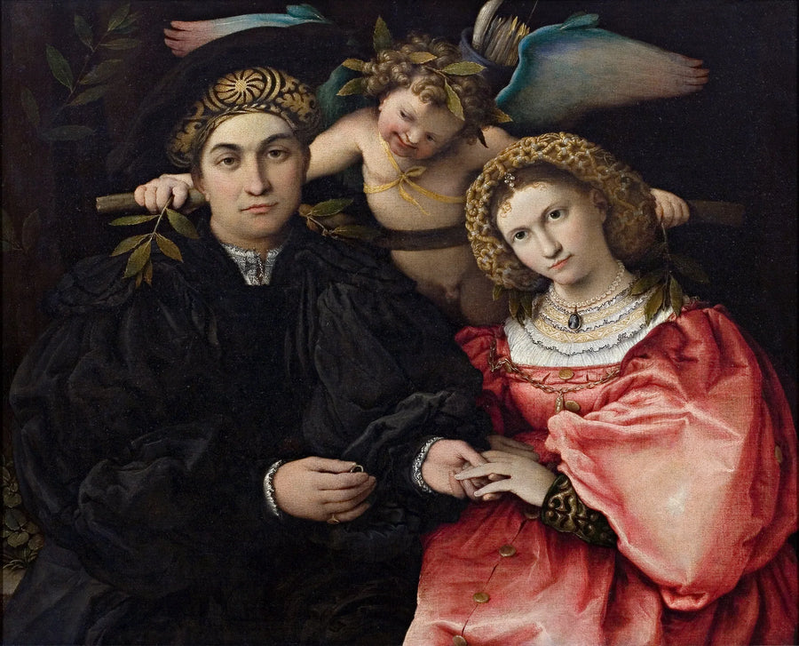Marsilio Cassotti og hans kone Faustine - Lorenzo Lotto