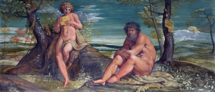 Marsyas og Olympen - Annibale Carracci
