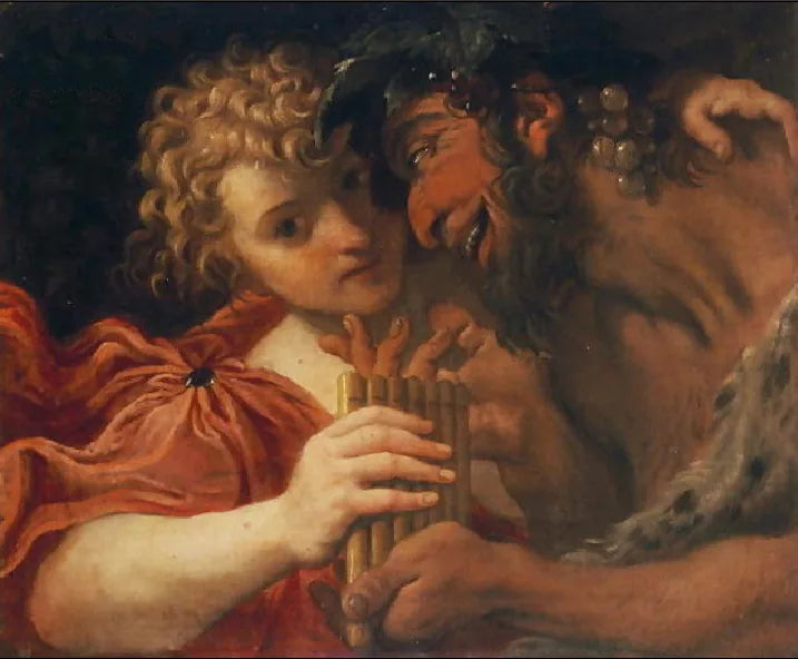 Marsyas og Olympen - Annibale Carracci