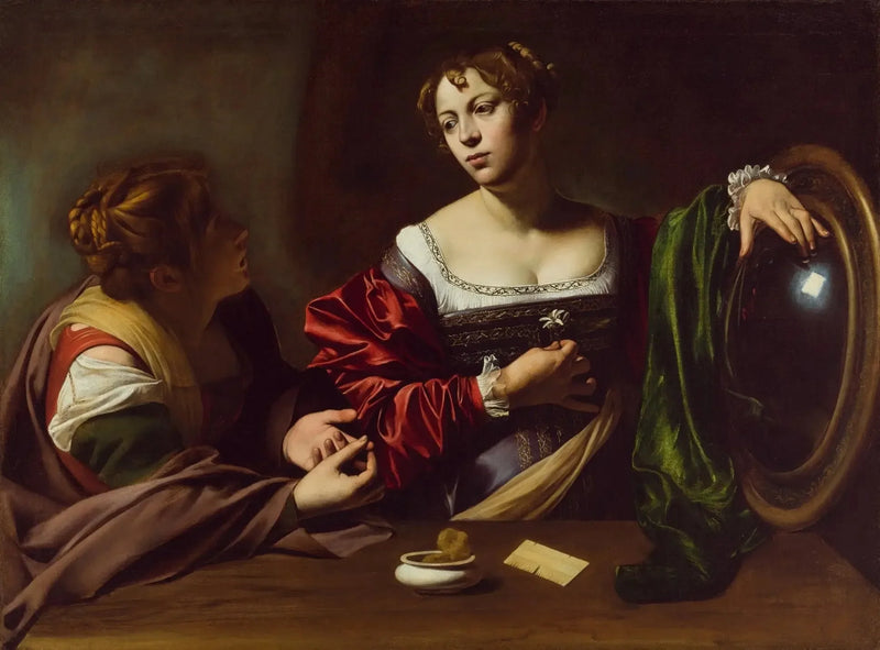 Marthe og Maria Magdalena - Caravaggio
