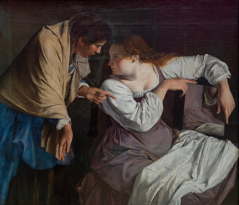 Marthe irettesetter søsteren Marie - Orazio Gentileschi