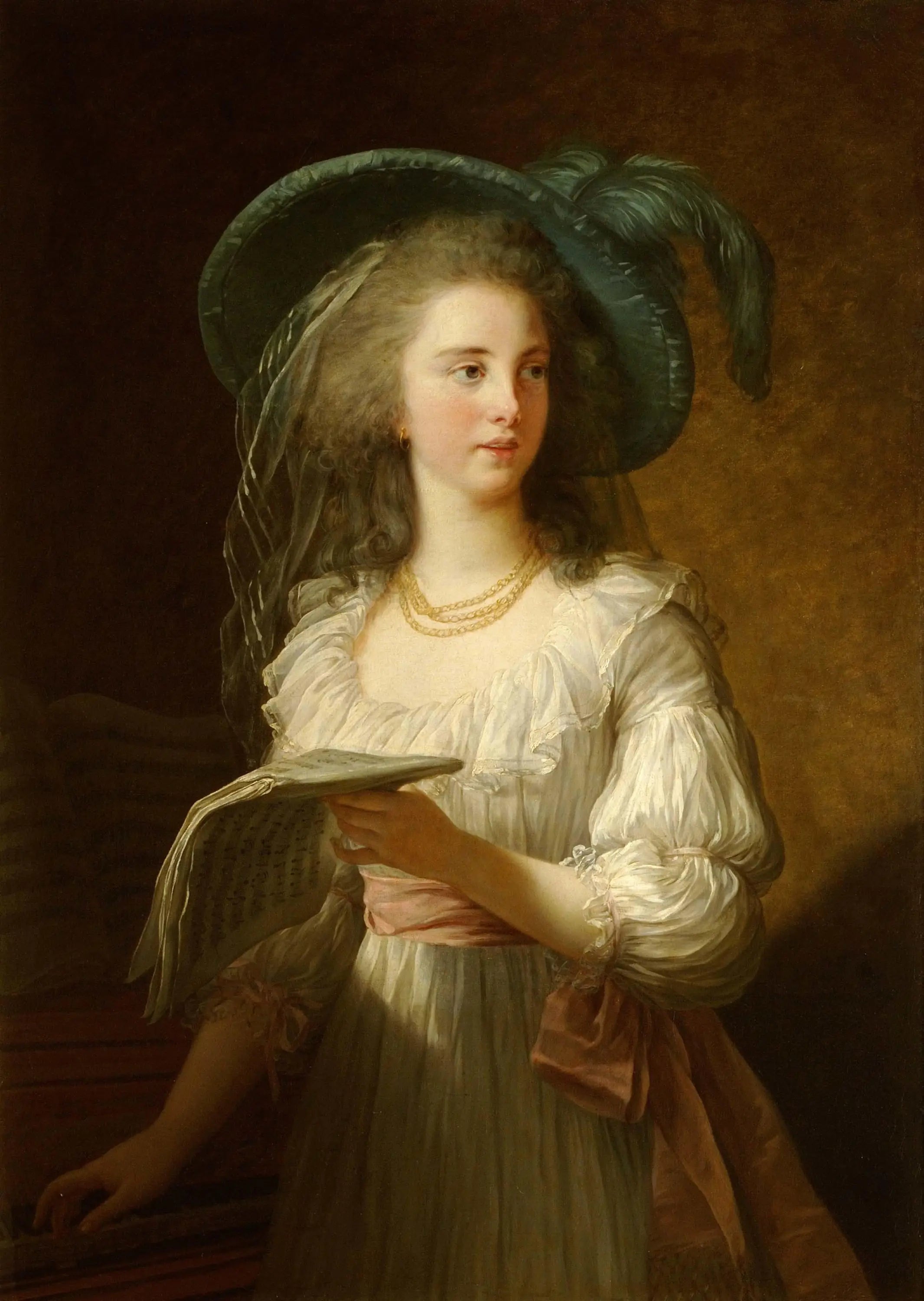 Martine-Gabrielle-Yoland de Polastron (1745-1793) duchesse de Polignac - Élisabeth Vigée Le Brun - Alpha Reproduction