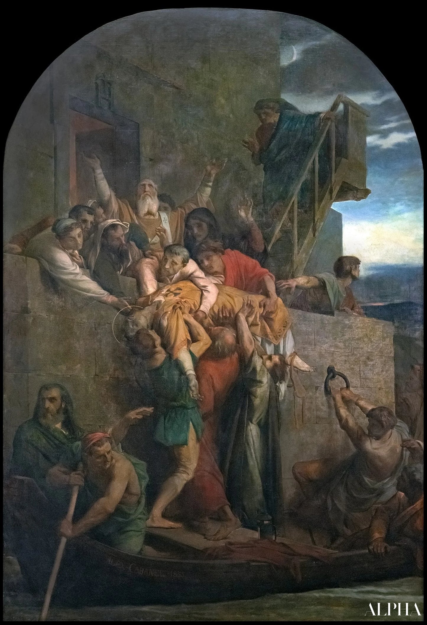 Reproduction du tableau « Martyr Chrétien - Alexandre Cabanel » par Alpha Reproduction en peinture à l’huile