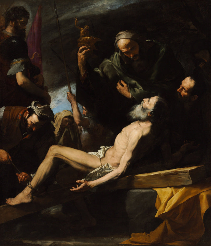Martyrdom av Saint André - Jusepe de Ribera