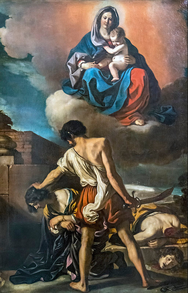 Martyrdom av Sankt Johannes og Sankt Paulus - Guercino