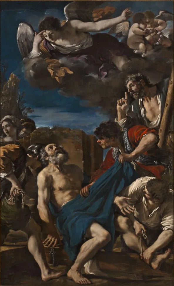 Martyrdom av Saint Pierre - Guercino