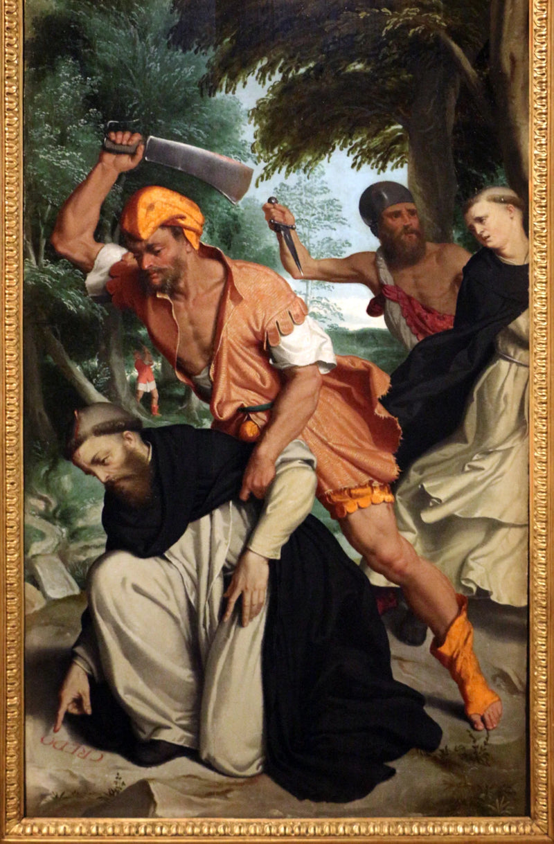 Martyrdom av Saint Peter fra Verona - Giovanni Battista Moroni