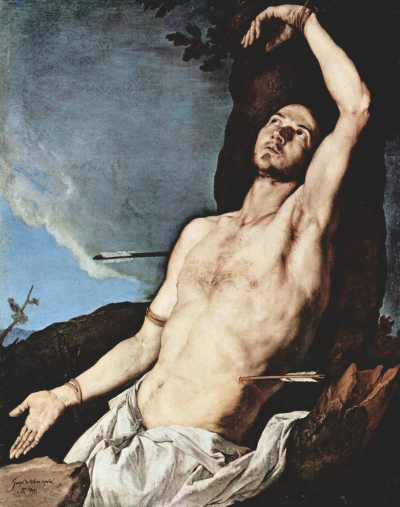 Martyrdom av Saint Sebastian - Jusepe de Ribera