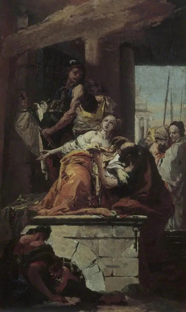 Martyrdom av San Agathe - Giovanni Battista Tiepolo