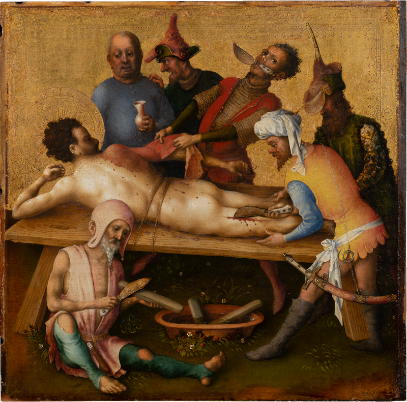 Apostlenes martyrdom: Saint Barthélemy's martyrdom - Stefan Lochner