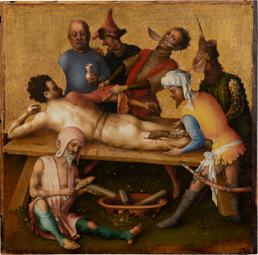 Apostlenes martyrdom: Saint Barthélemy's martyrdom - Stefan Lochner