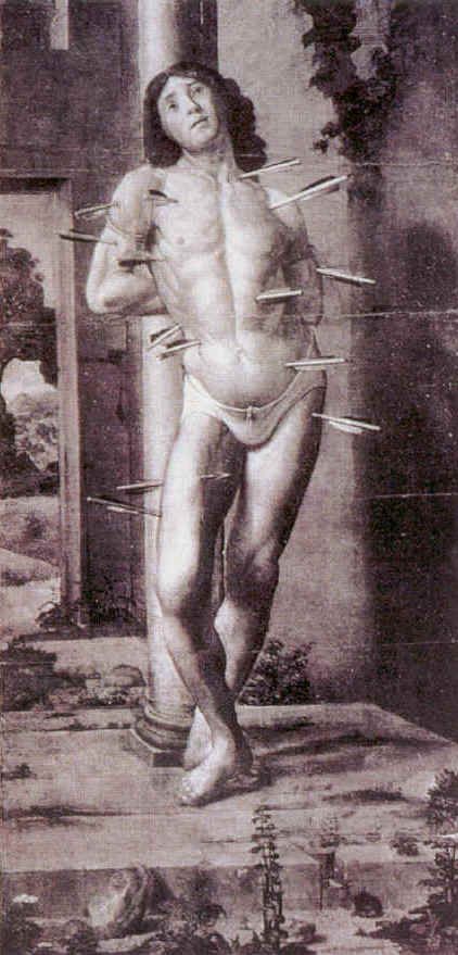 Martyrium des hl. Sebastian - Pedro Berruguete image 1 copie de tableau peinte à la main
