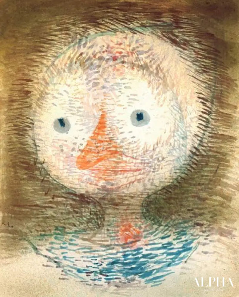 Masque fille stupide - Paul Klee - Reproductions de tableaux et peintures haut de gamme