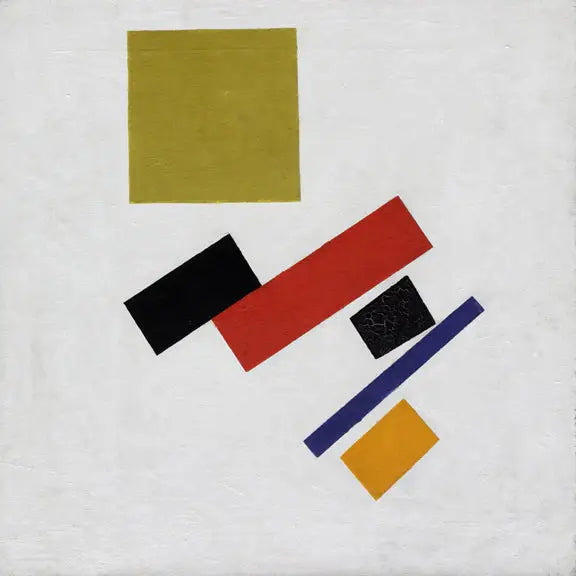 Pikturelle masser i bevegelse. Suprematistisk komposisjon - Kazimir Malevich