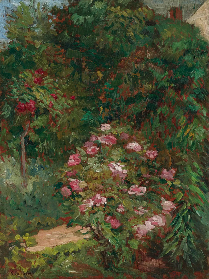 Blomsterbed, hagen til Petit Gennevilliers - Gustave Caillebotte