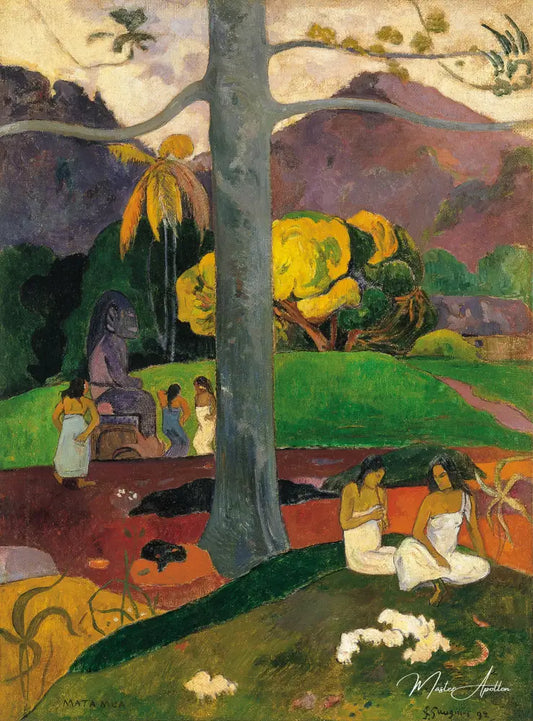 Mata achète - Paul Gauguin - Reproductions de tableaux et peintures haut de gamme