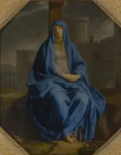 Mater dolorosa ved foten av korset - Philippe de Champaigne
