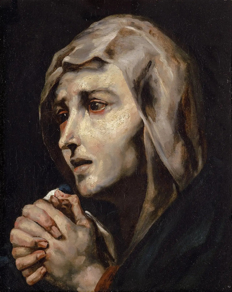 Mater dolorosa, kopi etter Ribera - Théodore Géricault