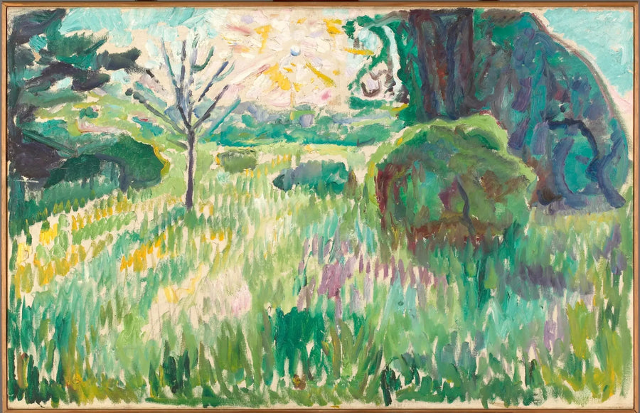 Morgen i hagen - Edvard Munch