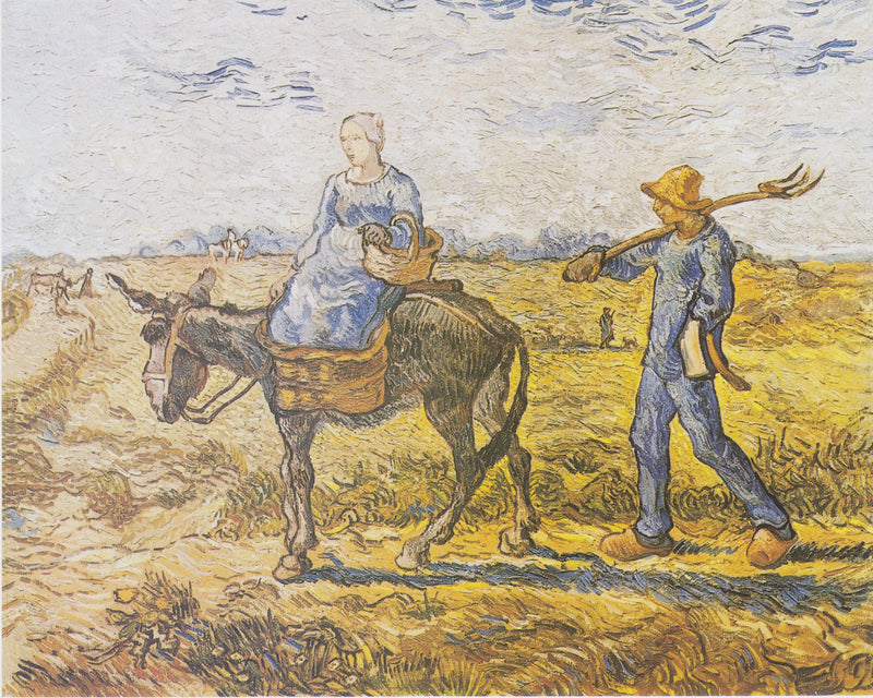 Morgen. På jobb (etter Millet) - Vincent van Gogh