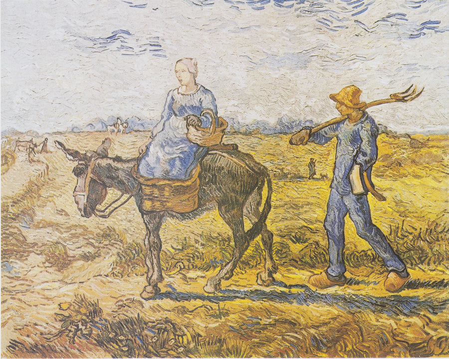 Morgen. På jobb (etter Millet) - Vincent van Gogh