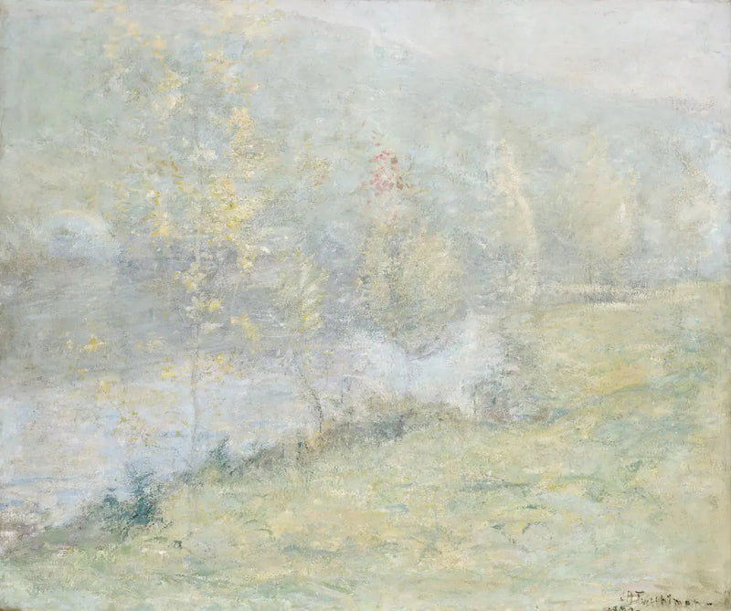 Tåkete mai morgen - John Henry Twachtman