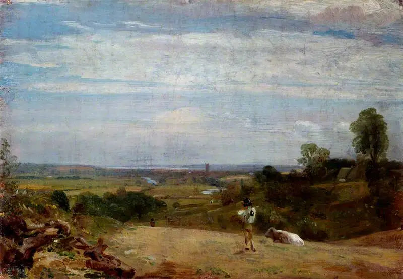 Sommermorgen: Dedham fra Langham - John Constable