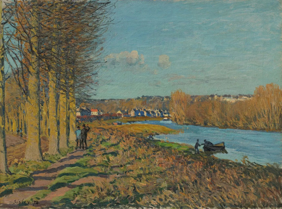 Vintermorgen - Alfred Sisley