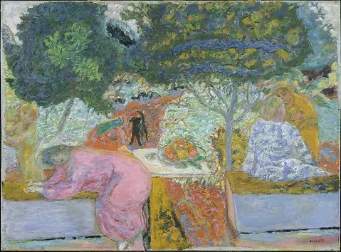 Morgen i hagen i Vernonnet - Pierre Bonnard