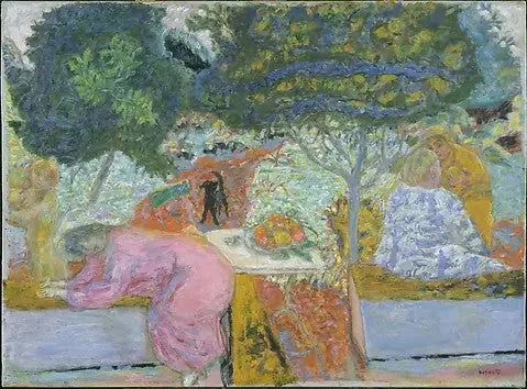Morgen i hagen i Vernonnet - Pierre Bonnard