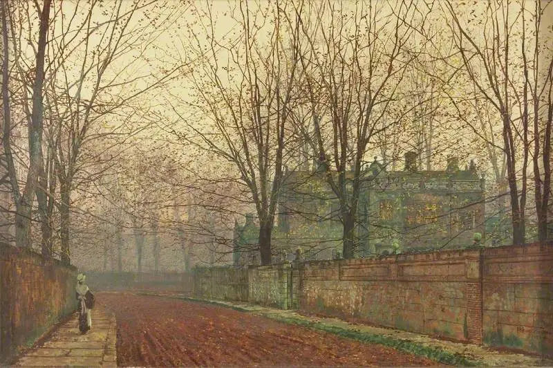Novembermorgen, Knostrop Hall, Leeds - John Atkinson Grimshaw

Source:
Matin de novembre, Knostrop Hall, Leeds - John Atkinson Grimshaw