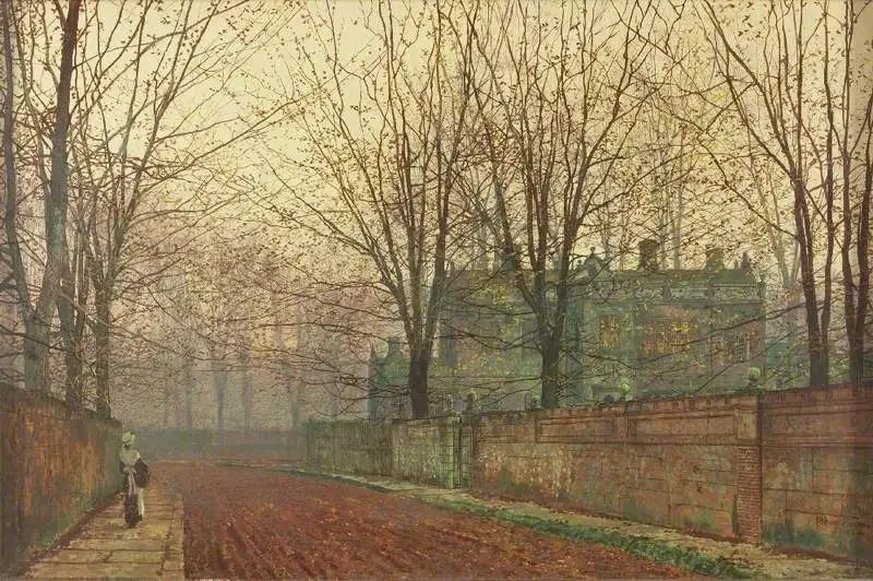 Novembermorgen, Knostrop Hall, Leeds - John Atkinson Grimshaw

Source:
Matin de novembre, Knostrop Hall, Leeds - John Atkinson Grimshaw