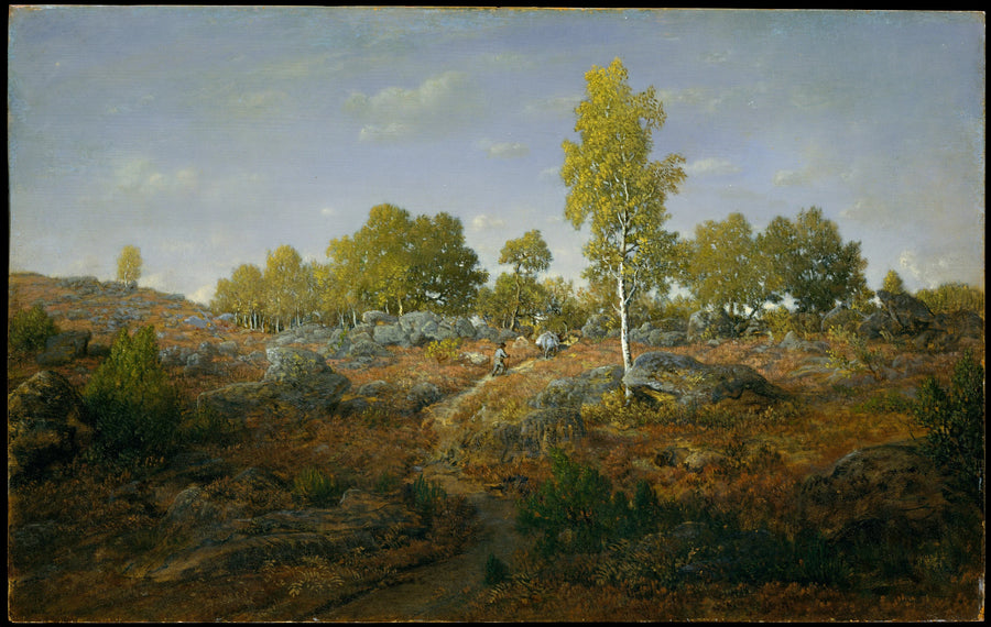 Un matin de début d'été dans la forêt de Fontainebleau - Théodore Rousseau