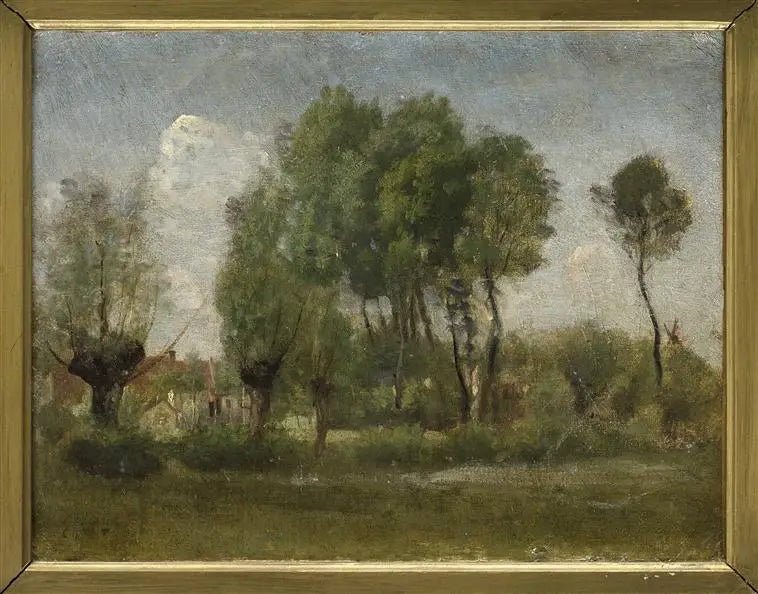 Morgen, omgivelser rundt Arras - Jean-Baptiste Camille Corot