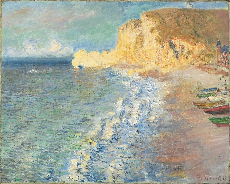 Morgen i Étretat - Claude Monet