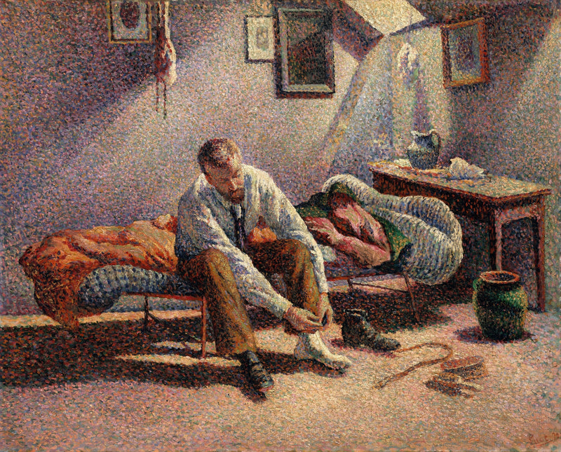 Morgen. Interiør - Maximilien Luce