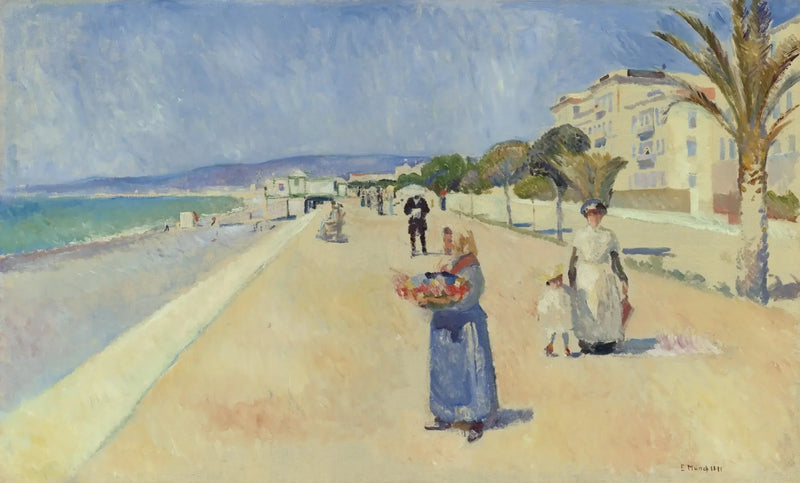 Morgen på Promenade des Anglais - Edvard Munch