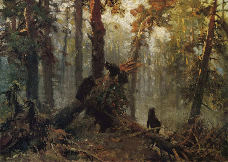 Morgen i en furuskog. Skisse - Ivan Chichkine

Source:
Matinée dans une pinède. Croquis - Ivan Chichkine