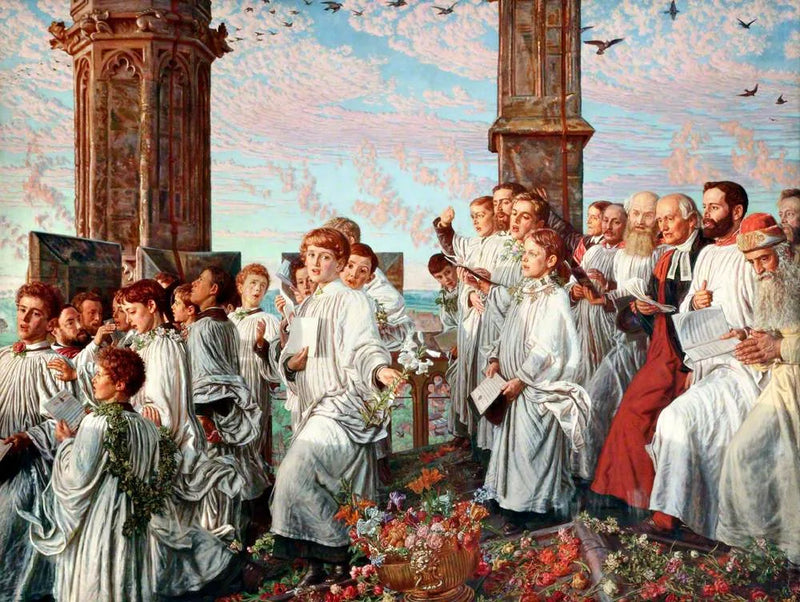 Mai formiddag på Madeleine-tårnet - William Holman Hunt