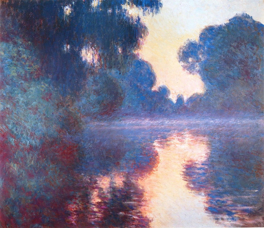 Formiddag på Seinen - Claude Monet