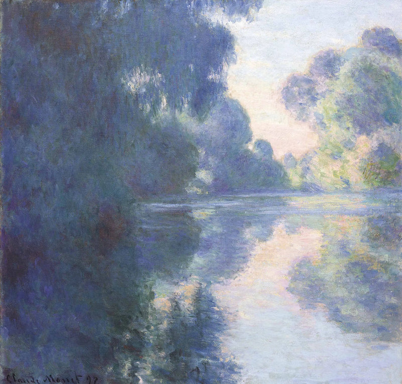 Formiddag på Seinen - Claude Monet