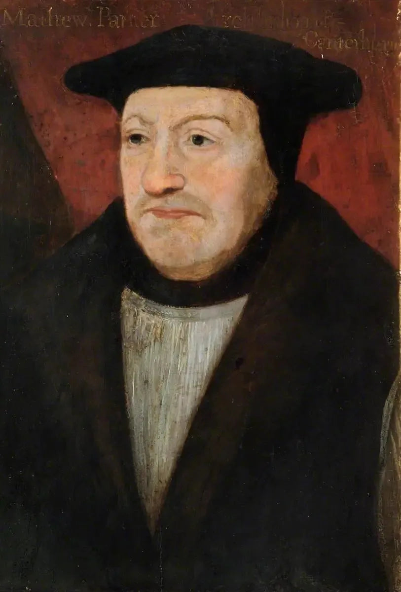 Matthew Parker (1504–1575), erkebiskop av Canterbury - Hans Holbein den Yngre

Source:
Matthew Parker (1504–1575), Archbishop of Canterbury - Hans Holbein le Jeune