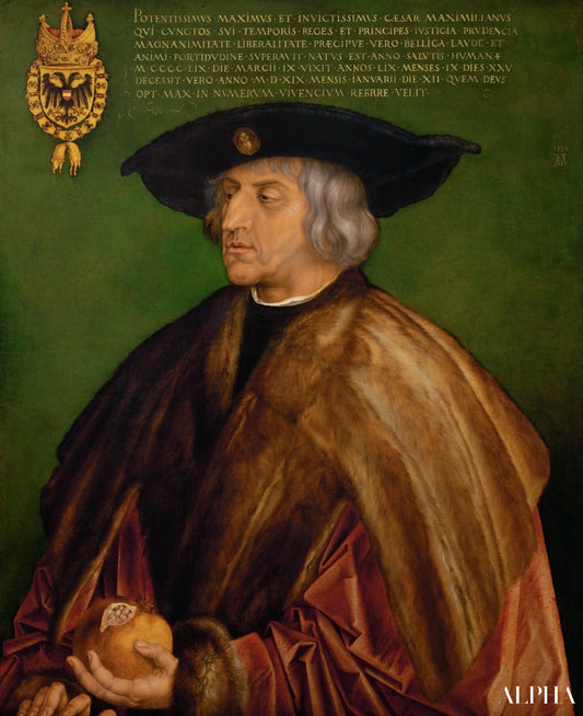 Maximilien Ier, Portrait - Albrecht Dürer - Reproductions de tableaux et peintures haut de gamme